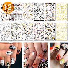 Check spelling or type a new query. Amazon Com Tailaimei 1500 Pcs Halloween Nail Decals Stickers 12 Sheets Self Adhesive Diy Nail Art Tips Stencil For Halloween Party Include Pumpkin Bat Ghost Witch Etc Beauty