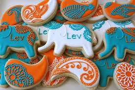 Henna Elephant Cookies Jaclyns Cookies Elephant Cookies Sugar Cookie Designs Sugar Cookies Decorated