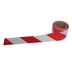 Cinta De Balizamiento Rojo Blanco 5cmx50mts Rotuvall