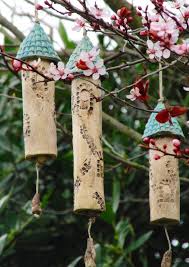 Ceramic Wind Chime Bells Topferarbeiten Windspiele Keramik