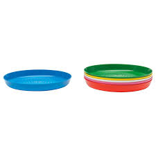 Kalas Plate Multicolor Ikea In 2020 Kids Plates Ikea Cleaning Clothes