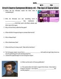 It includes worksheets/notebook pages, cards, and activities about the famous explorers of the 1500s. Crash Course European History 4 The Age Of Exploration By Ashleigh Rose