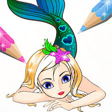 Ayah bunda, kegiatan mewarnai gambar bersama anak merupakan aktifitas yang menyenangkan, ya. Surprise Mermaid Princess Glitter Coloring Pages Apl Di Google Play