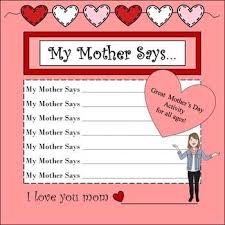 Have Your Students Write A Repetition Poem For Mother S Day Each Line Begins With My Mother Says Repetition Poems Mother S Day Activities Poem Activities