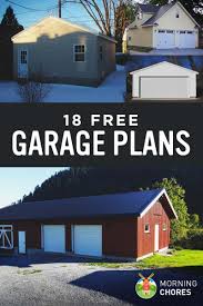 Detached garages may not offer much in the way of convenience in terms of moving directly from garage to house, but they do have a whole list many architectural purists prefer detached garages for this reason, as well. 18 Free Diy Garage Plans With Detailed Drawings And Instructions