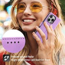 For iPhone 16 Pro Dierfeng Dream Line TPU Hybrid PU Leather Phone  Case(Purple)