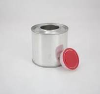 OEM 400ml Chemicals Metal Cans Packaging Round Paint Tin Can with Plastic  Cap