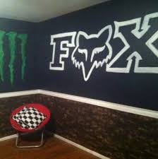 Trendy Wall Decored Bedroom Boys Sons Room Ideas Ideas Bike Room Motocross Bedroom Dirt Bike Room