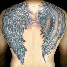 Ink Master Revenge Done By Cleen Rock One James Vaughn Challenge 2 On 1 Wings Angel Tattoo Designs Ink Master Tattoos Wings Tattoo