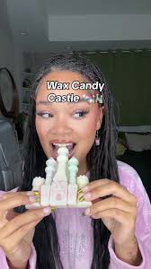 Frozen Wax Candy Castle Mukbang ASMR