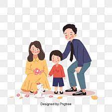 three snowman family cartoon happy family photos photo clipart
