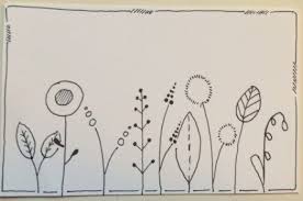 Stempel Abc Was Ist Doodlen Blumen Zeichnen Blumen Wiese Und Blumen Zeichnung