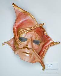 Donvieve, maskmaker at Trinidad Art Gallery, California