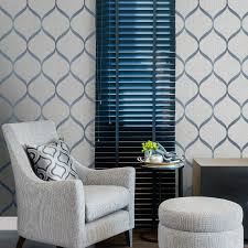 Or, perhaps you're looking for a wallpaper that screams confidence and verve? Pear Tree Geometric Trellis Grey Metallic Wallpaper Uk21212