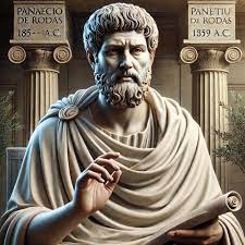 Panecio de Rodas (185-109 a.C.) fue uno de los filósofos estoicos más destacados del periodo helenístico y jugó un papel crucial en la introducción del estoicismo en Roma. Como líder de la