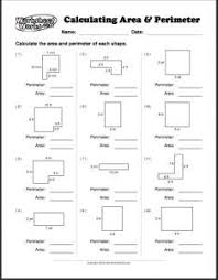 Calculating Area And Perimeter Curriculum Resources Area And Perimeter Perimeter Worksheets Maths Area
