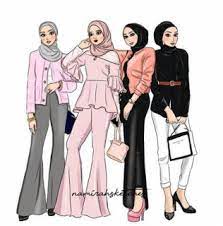 Gambar sketsa kartun mungkin saja menjadi salah jenis sketsa yang bisa kamu buat. Kartun Sahabat Muslimah Terbaru Ely Setiawan Kartun Sahabat Cute Muslimah Sahabat Hijab Fashion Fashion Design Sketches Illustration Fashion Design