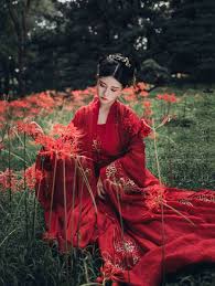 汉服古风 花开彼岸本无岸 魂落忘川犹在川 girl victorian dress fashion