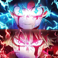 my hero academia mha bnha on instagram deku or bakugo follow uska tg for more jaw dropping artwork follow plusultram hero anime hero wallpaper