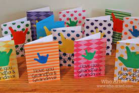 Handmade card for grandparents' day. Baby Book Ideas Who Arted Grandparents Day Crafts Grandparents Day Cards Grandparents Day