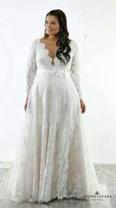 Perfect Light Romantic Plus Size Wedding Gown French Lace Long Sleeves Plus Size Wedding Dresses With Sleeves Wedding Dress Long Sleeve Casual Wedding Dress