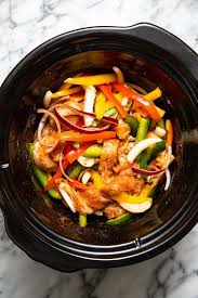 Crockpot bourbon chicken spend with pennies. Crockpot Chicken Fajitas Paleo Freezer Dinner A Clean Bake