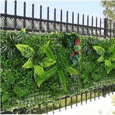 Screening plants grow swiftly, provide privacy, and elevate the look of a home. Plant Panels 24 X16 Artificial Hedge Fence Privacy Screen Lawn Indoor Outdoor Wall Floor Realistic Green Plants Garden Decor Shopee Singapore