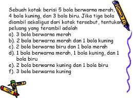 Peluang terambilnya kedua bola berwarna sama ad. Kejadian Dan Peluang Suatu Kejadian Event And Its
