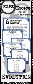 Students Will Have A Blast With This Evolution Digital Escape Room Students Will Use Their Knowle Escape Room Respiratory System Activities Respiratory System