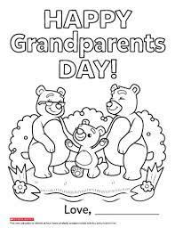 You can now print this beautiful happy grandparents day coloring page or color online for free. Grandparents Day Printable Coloring Page Worksheets Printables Scholastic Parents