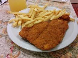 Maybe you would like to learn more about one of these? Cotoletta Alla Milanese Con Patate Fritte Picture Of Trattoria Pizzeria Mania Bologna Tripadvisor