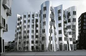 Gehry and completed in 1998. Neuer Zollhof Bm P