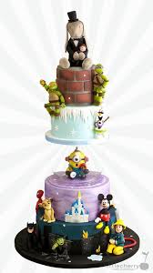 Cartoon Wedding Cake Cartoon Wedding Cakes Cartoon Cake Minion Wedding Cake