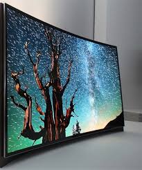 Samsung Unveils The World S First Curved Oled Screen Desktop Gadgets Samsung Big Screen Tv