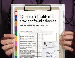 Or a statement written by someone with no idea about basic mathematics. 10 Popular Health Care Provider Fraud Schemes