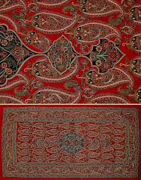 Antique Persian Textile Rashti Duzi Silk Embroidery On Felt Table Cover Qajar Dynasty 1795 1925 A D Circa 1850 Via Pinter Antique Textiles Textiles Persian