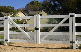 These gate kits allow you to construct a gate to match the bufftech crossbuck fence sections. 4 Simple Yet Creative Ways To Make Your Vinyl Fence Gate Locks Secure