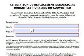 Couvre Feu A 18 Heures Les Exceptions Et Les Attestations Derogatoires Necessaires Des Samedi 16 Janvier