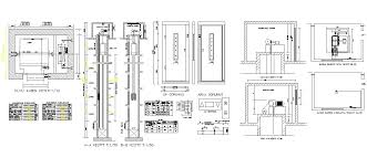 Asansor Detay Cizimi Asansor Mimari Cizim