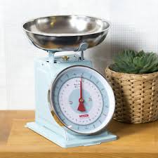 Green kitchen scale with bowl antique american clocks. Green Kitchen Scales For Sale Ebay