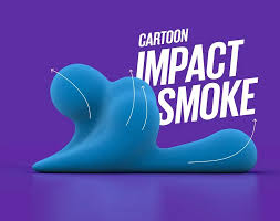 Cartoon Impact Smoke In Cinema 4d 3dart In 2020 Cartoon Cinema 4d Tutorial Cinema 4d