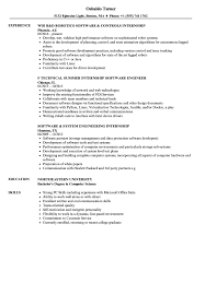 Use a student cv template: Software Internship Resume Samples Velvet Jobs
