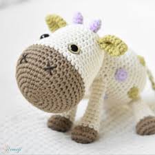 Amigurumi Orgu Oyuncak Inek Organik Oyuncak 129 00 Tl Tig Desenleri Krose Bebek Desenleri