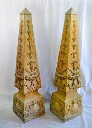Cast Stone Obelisks Decorative Stone Obelisk Garden Obelisk Stone Decor Obelisk Cast Stone