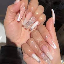 Pin By Iris On Want To Do Long Acrylic Nails Coffin Long Acrylic Nails White Acrylic Nails