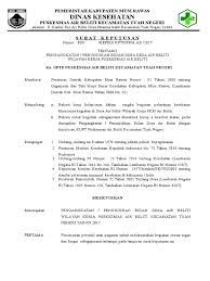 Sk penetapan besaran kades, perdes, bpd, rt rw 2020 6. Sk Bidan Desa Air Beliti