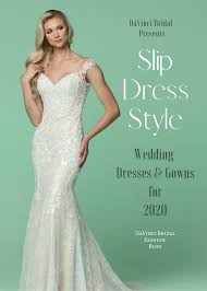 Are you hesitant and concerned about shopping satin wedding dresses online? Best Slip Wedding Dresses For 2020 Davinci Bridal