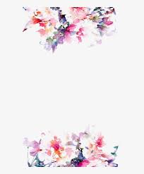 Transparent background watercolor leaves border png. Watercolor Flower Border Png Flower Watercolor Transparent Png 564x910 Free Download On Nicepng