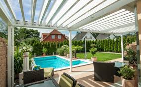 Terrassenuberdachung Mit Lamellendach Ohne Hitzestau Terrassenuberdachung Lamellendach Uberdachung Terrasse