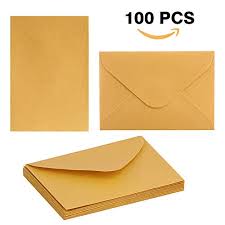 Paper and measure 2 3/8 x 3 1/2 to fit credit cards. Supla 100 Pcs Mini Envelopes In Gold Classic Flap Envelopes 4 X 2 7 Inch Paper Envelopes Business Card Envelopes Coin Envelopes Gift Card Envelopes Wedding Envelopes Guestbook Love Note Buy Online
